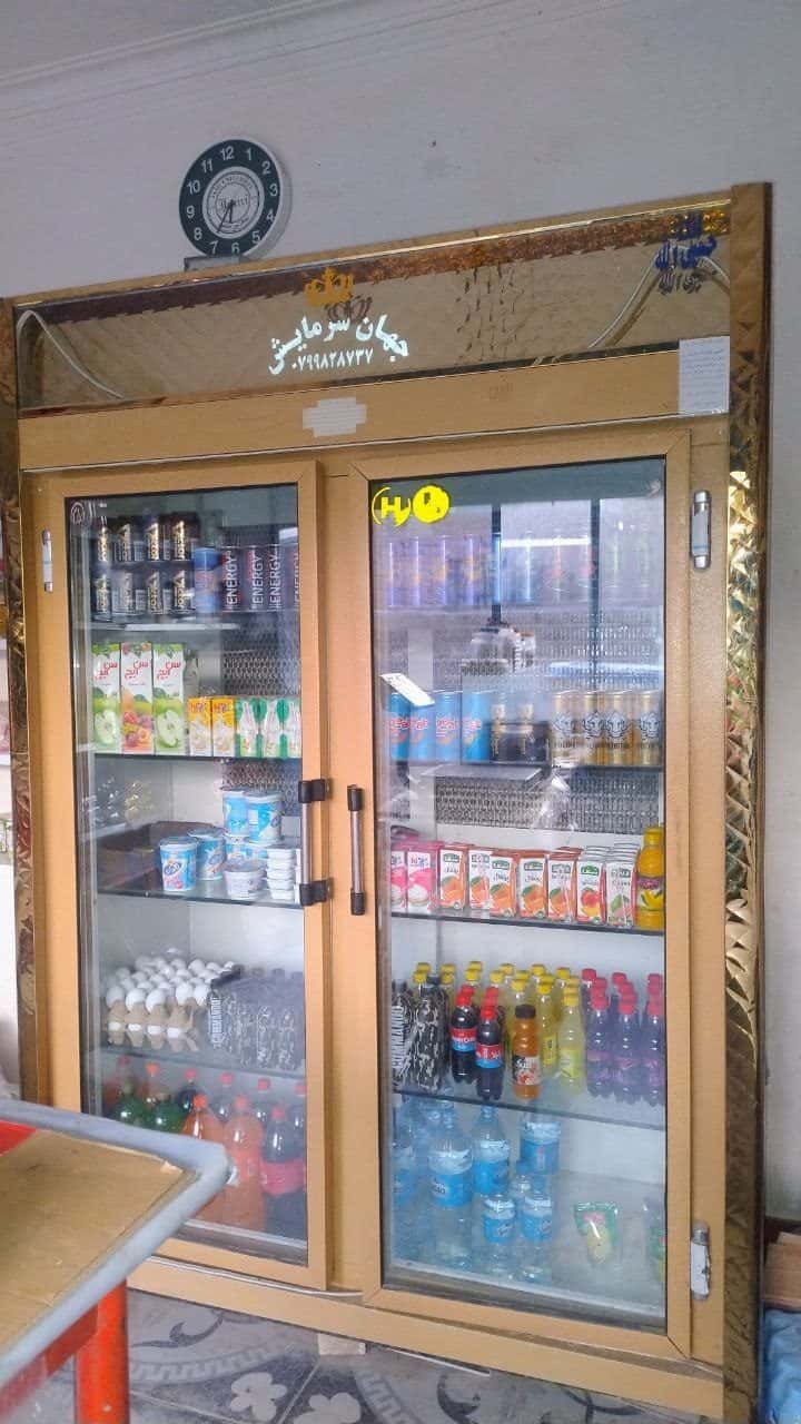 یخچال سوپرمارکتی شیشهدار – فروش فوری